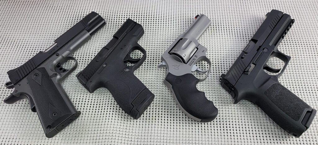 Choosing Between a 9mm vs. .45 Handgun - SSP Firearms