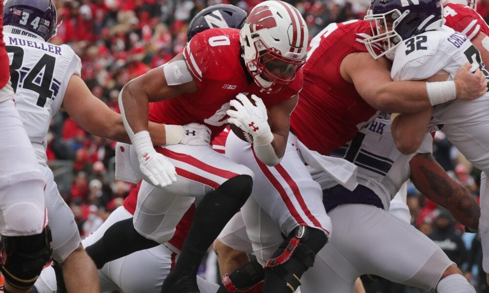 Wisconsin Badgers football running back Braelon Allen