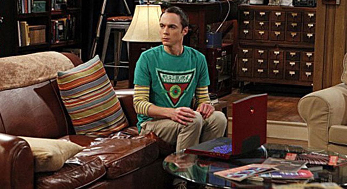 The Big Bang Theory fans expose plot hole with Sheldon's Cooper's famous  spot on the sofa | The Sun