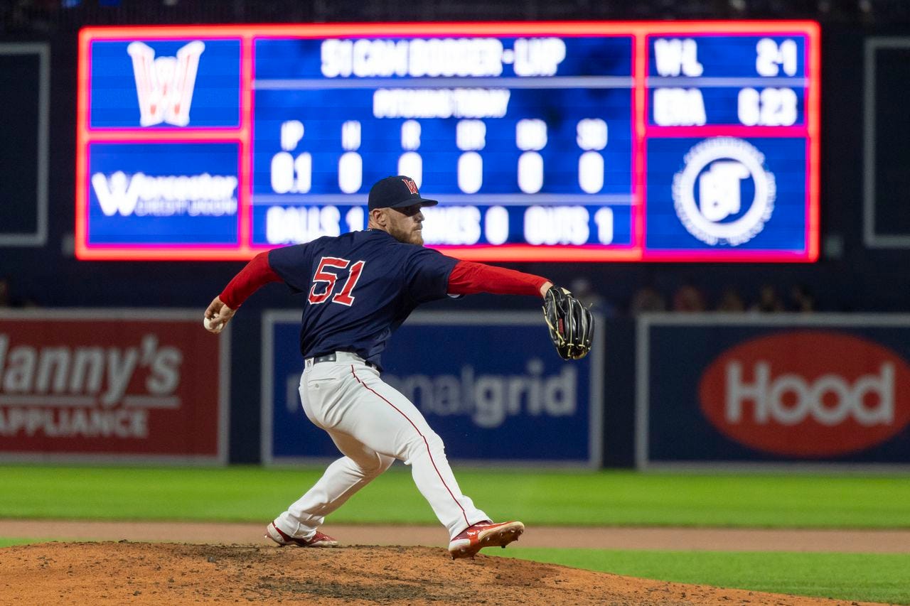 Reliever Cam Booser, a lifelong Red Sox fan, is earning high-leverage  innings with WooSox - masslive.com