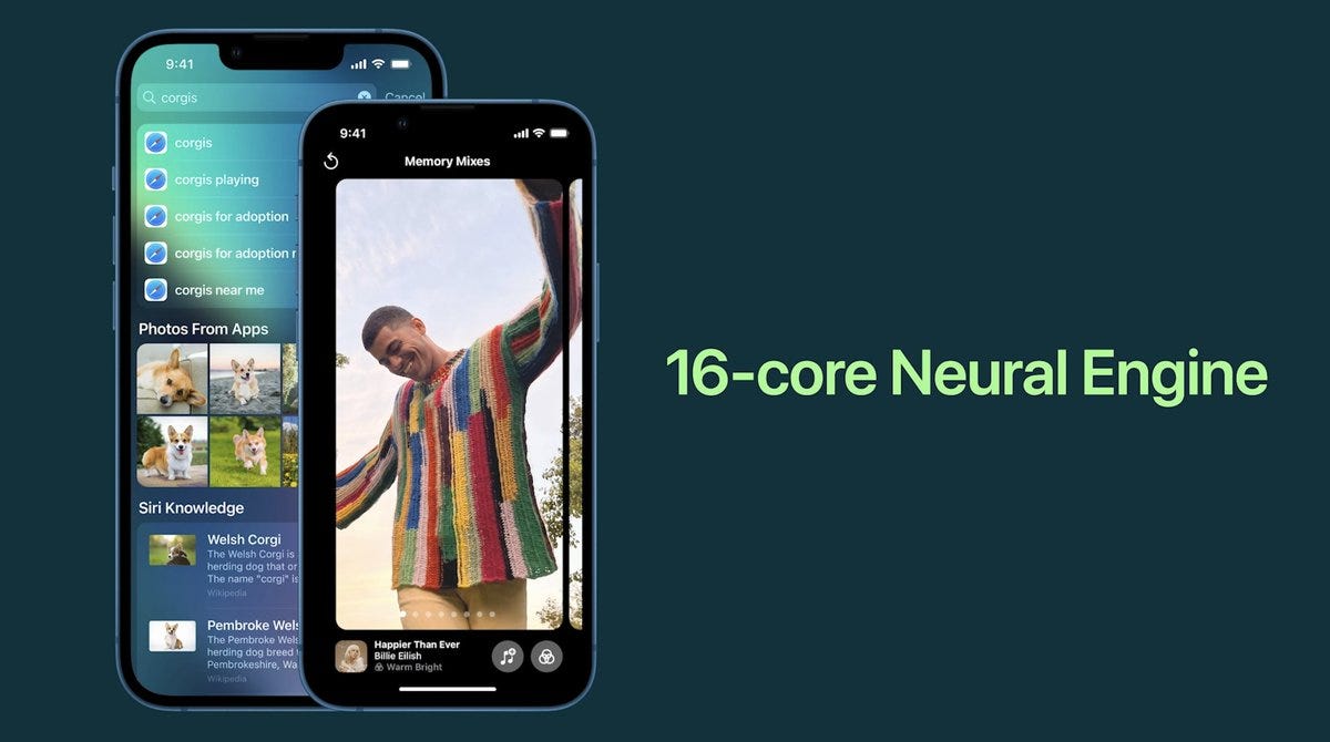 Neural Engine con 16 núcleos en el iPhone 13