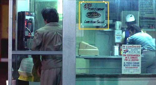 r/MovieDetails - In Repo Man (1984), Miller says to Otto “suppose you're thinkin' about a plate o' shrimp. Suddenly someone'll say, plate, or shrimp, or plate o' shrimp out the blue” as an example of his concept of everything being connected. Later, a diner sign shows that their lunch special is…