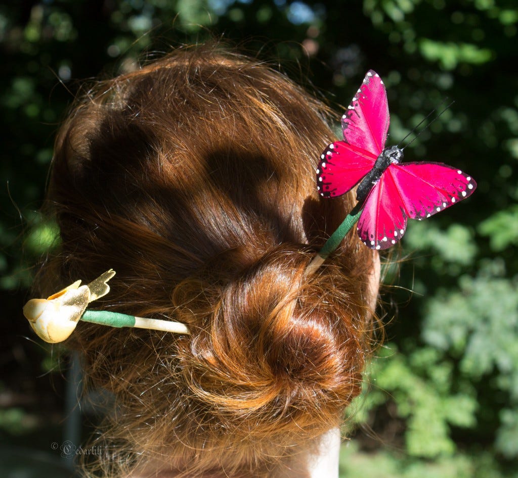 Hair stick tutorial