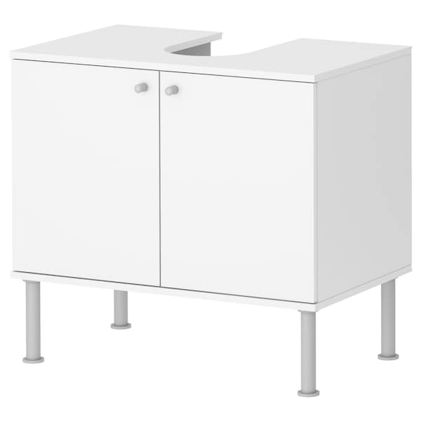 FULLEN Wash-basin base cabinet w 2 doors, white, 60x55 cm