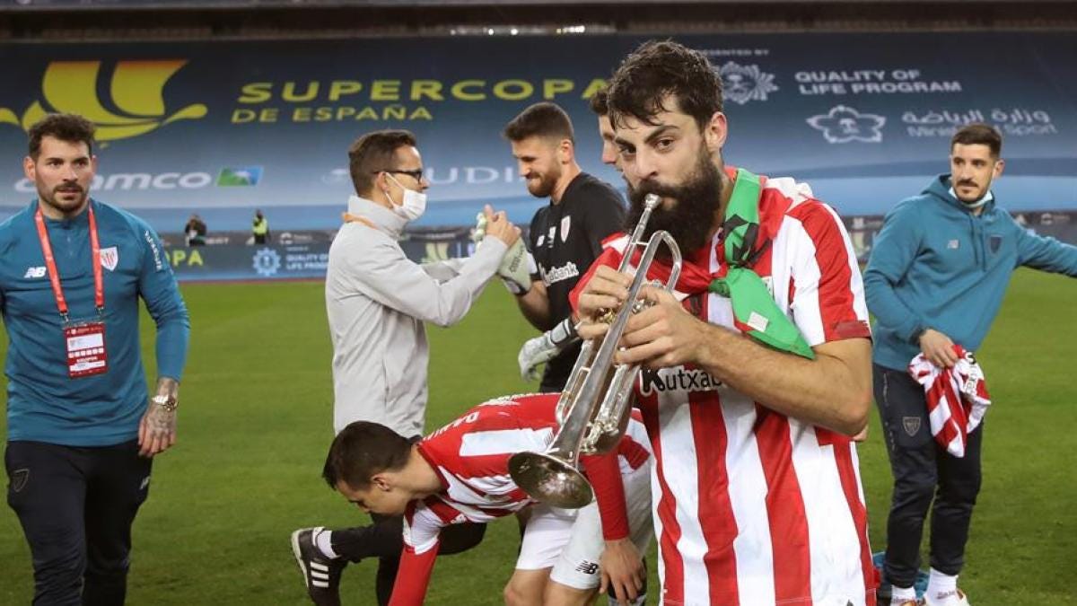 Villalibre: el héroe de la Supercopa y 'trompetista oficial' del Athletic  Club