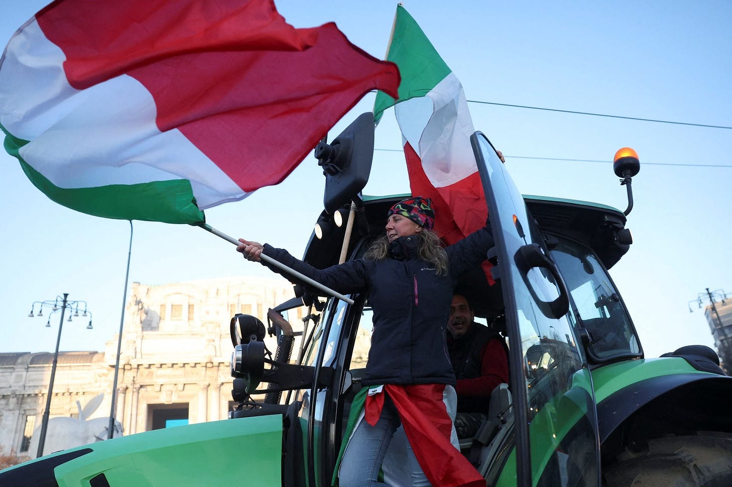 Italian farmers protest against rising costs, green rules in Milan