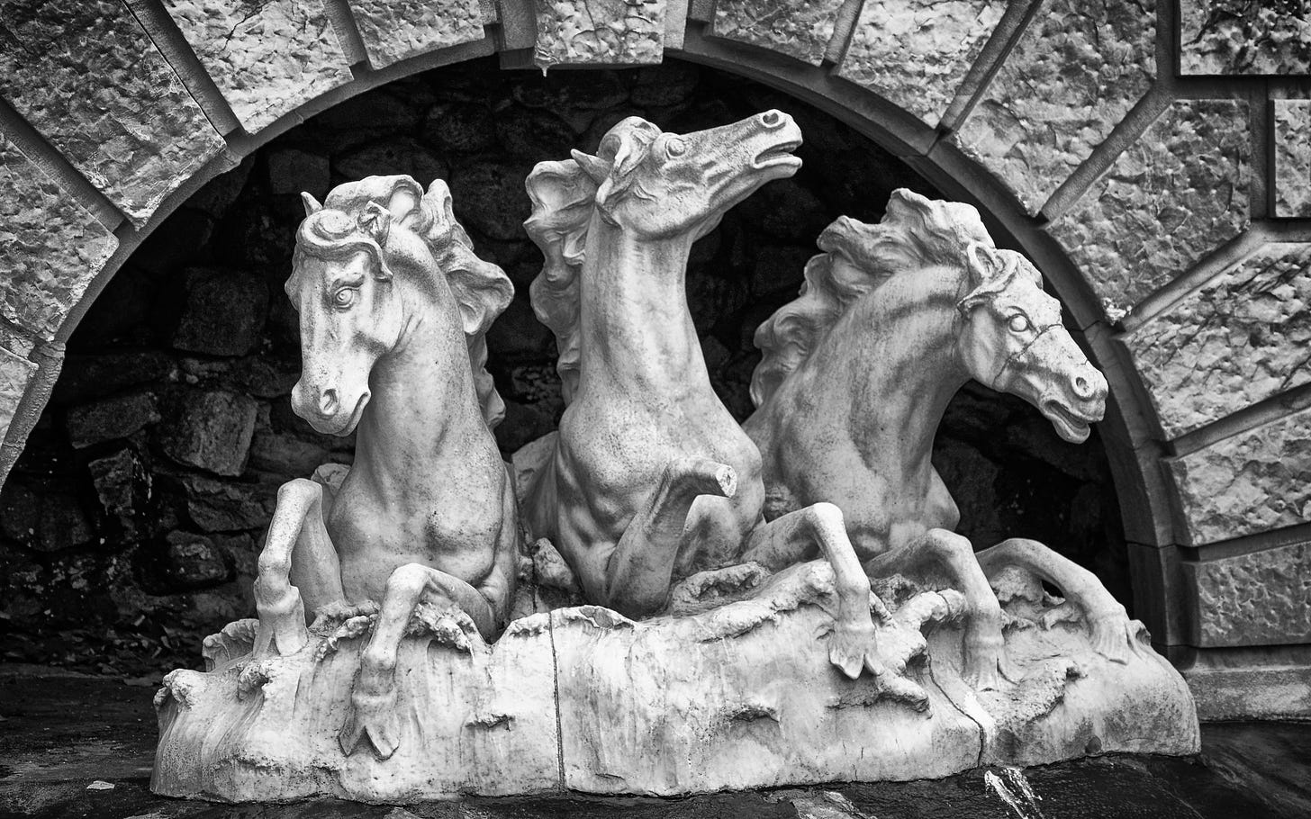 Fountain at Stamford Museum & Nature Center