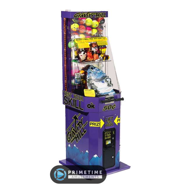 A PNG of an old Gravity Hill arcade game.