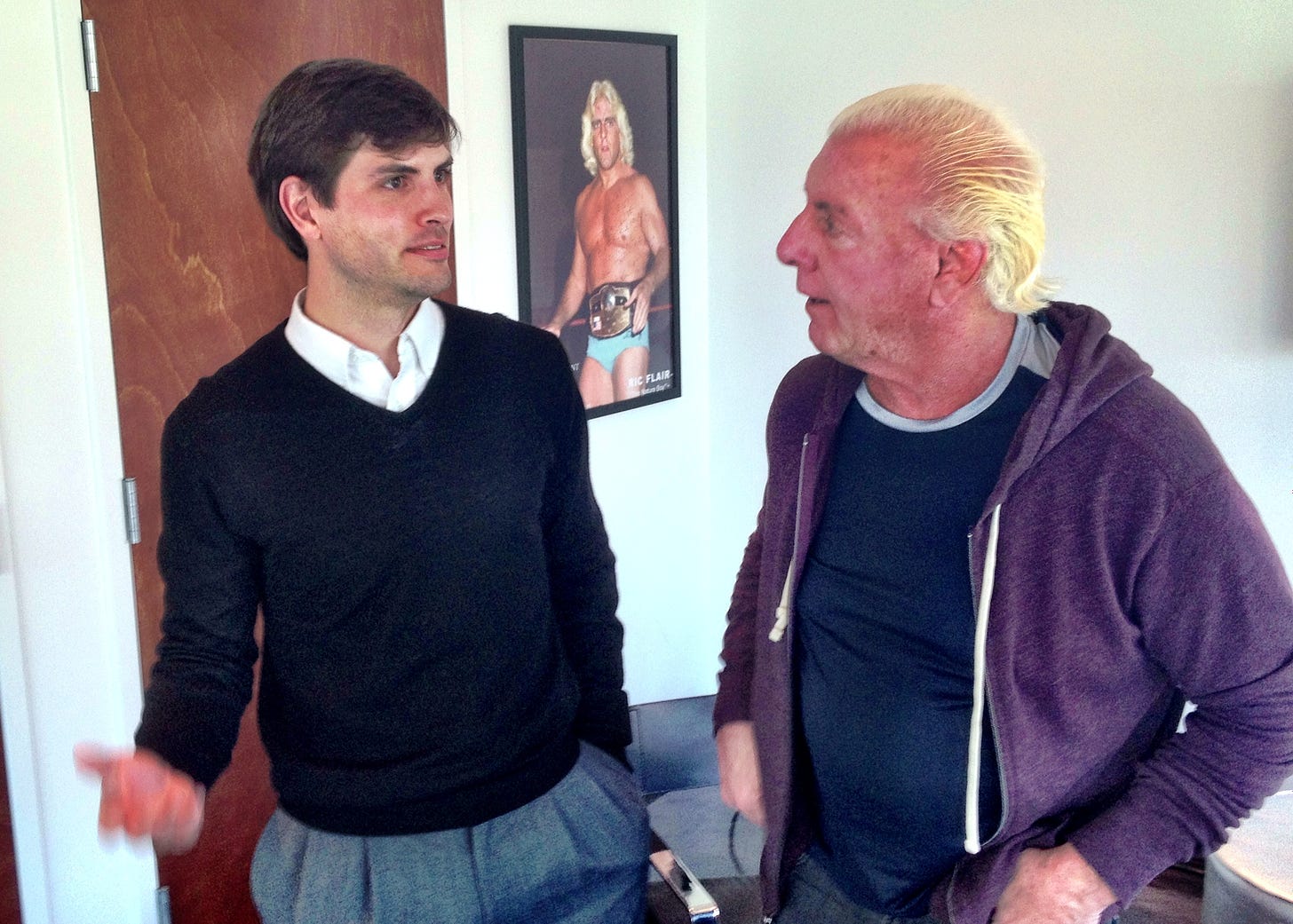 Jeremy and Ric Flair in 2013