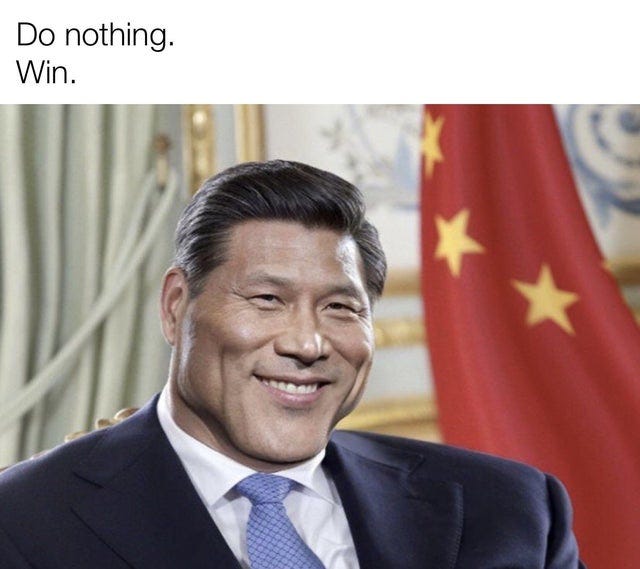 Chad Xi Jinping: do nothing, win | Know Your Meme