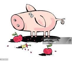 474 Cartoon Pig Drawing Stock Photos ...