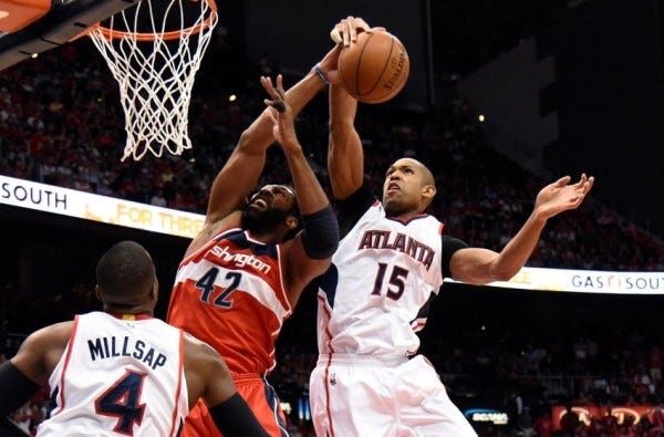 atlanta hawks beat washington wizards nba 2015