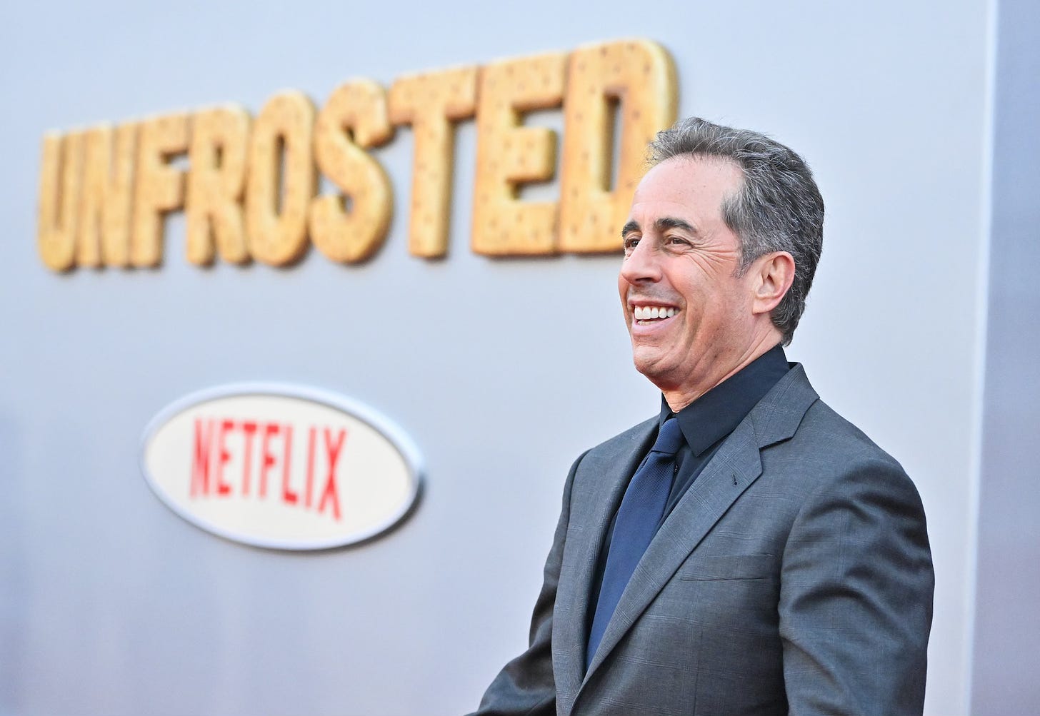 Jerry Seinfeld at the premiere of Unfrosted