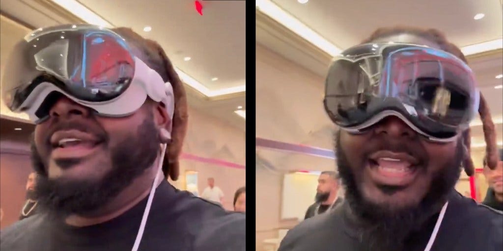 T-Pain auto-tunes out reality in Vegas Apple Vision Pro
