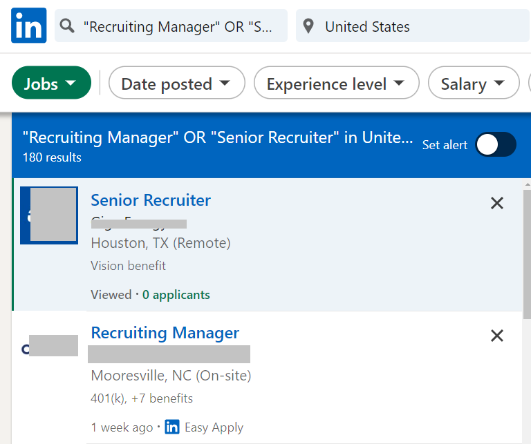 LinkedIn Job Search