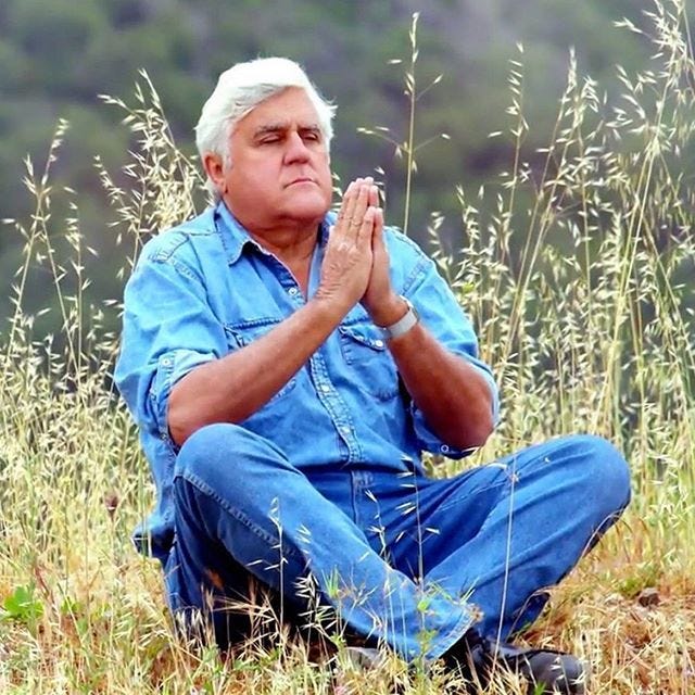 officialseanpenn on X: "This photo of Jay Leno doing yoga is giving me the  calming and centering energy I need to get through the rest of this week.  Namaste. I mean... NAMAST-JAY