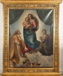 After RAPHAEL, copy around 1880 "Sistine Madonna". … | Drouot.com