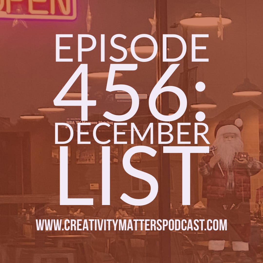 Episode 456 December List