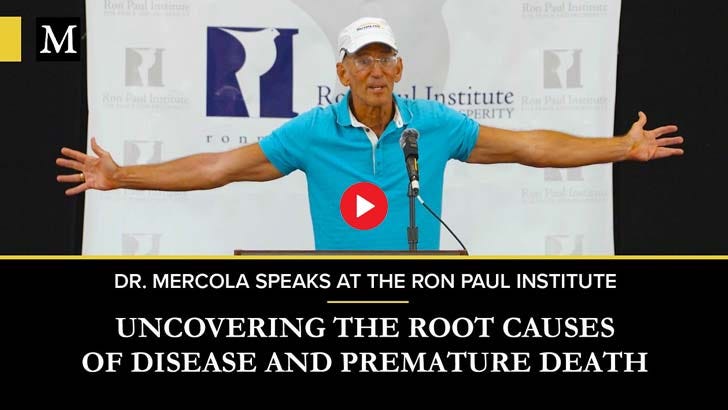 Dr. Mercola Speaks at Ron Paul Institute