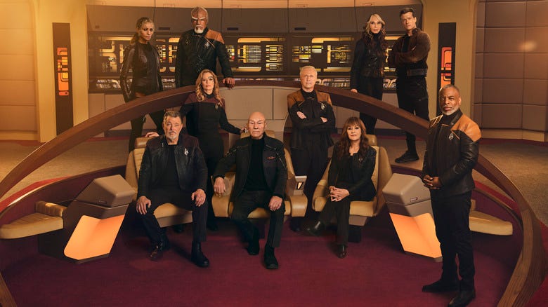 The cast of Star Trek: Picard
