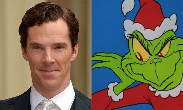 benedict cumberbatch does the grinch