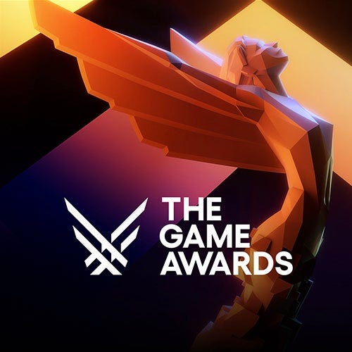 The Game Awards Statue with the logo