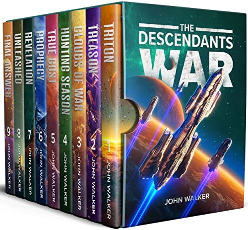 The Descendants War: The Complete Series Books 1-9 (John Walker Box Sets) by [John Walker]
