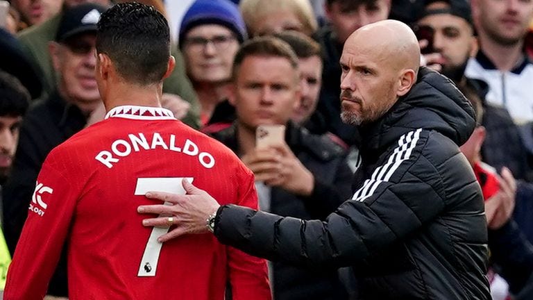 Cristiano Ronaldo: Man Utd boss Erik ten Hag addresses forward's exit for  first time | Football News | Sky Sports