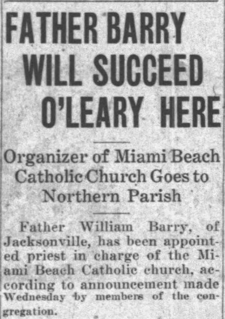Figure 1: Headline in the Miami Daily News on May 26, 1926.