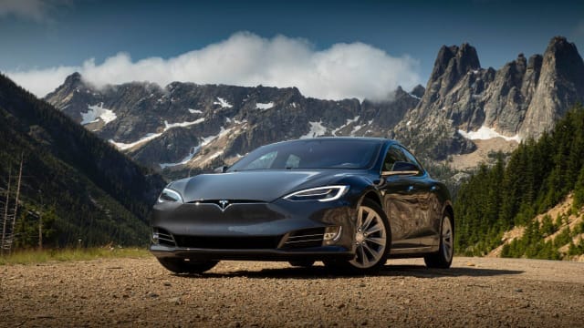 Tesla electric vehicles (EVs). -lead