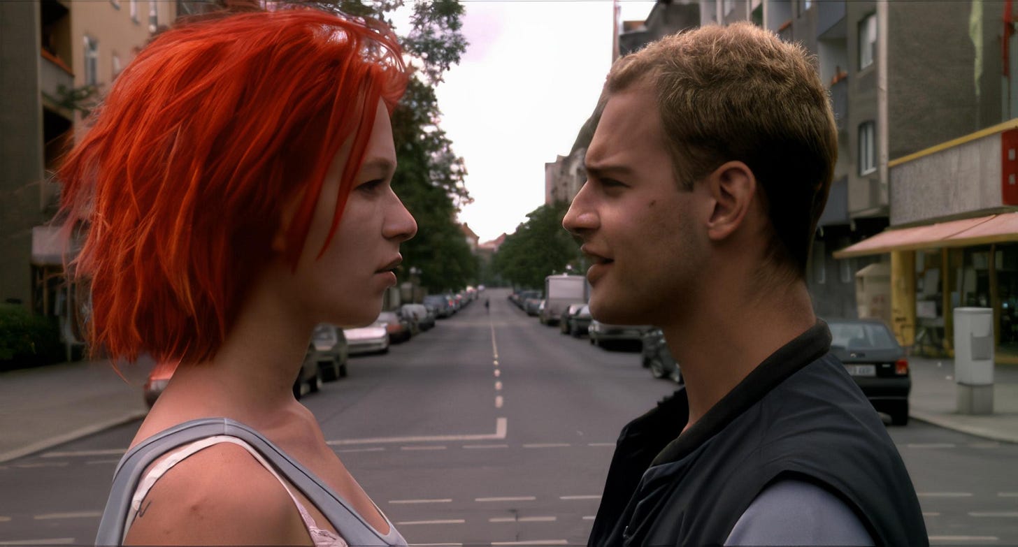 Lola and Manni from the film Run Lola Run