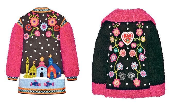 Sirogojno Style, Hand-knitted coats