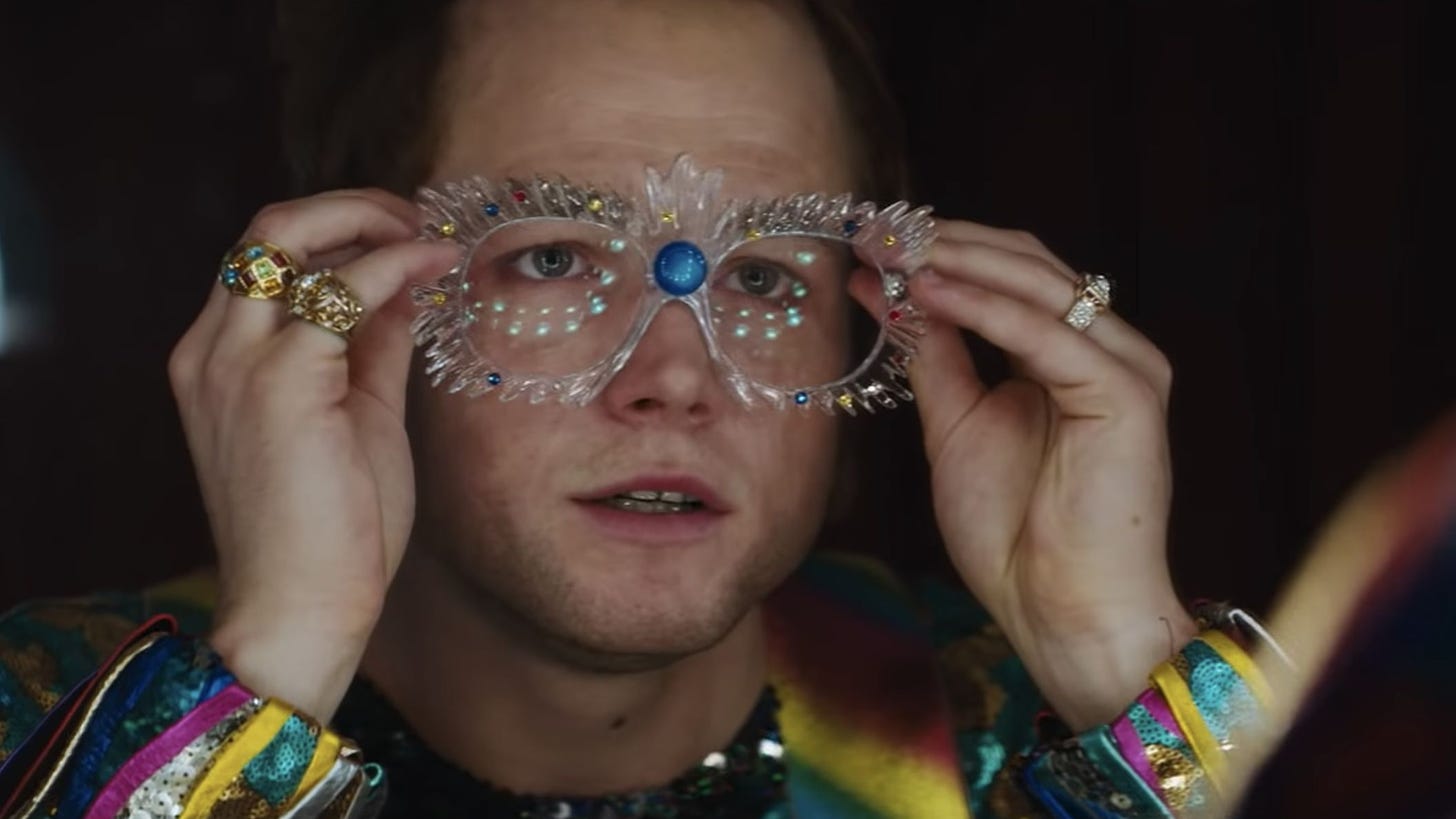 taron egerton as elton john in rocketman