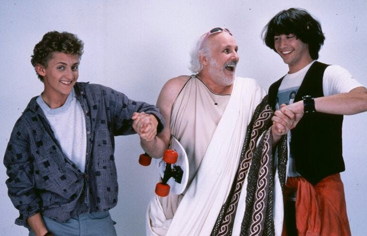 Bill and ted and Socrates