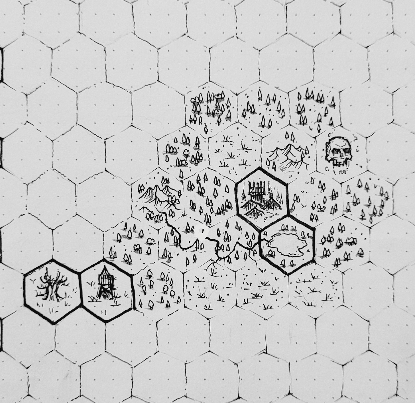 Sketch of a hex map