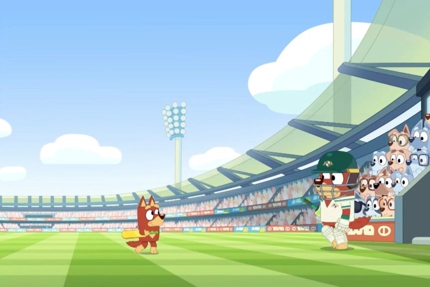 Bluey's cricket episode perfectly encapsulates the meaning of the game -  ABC News