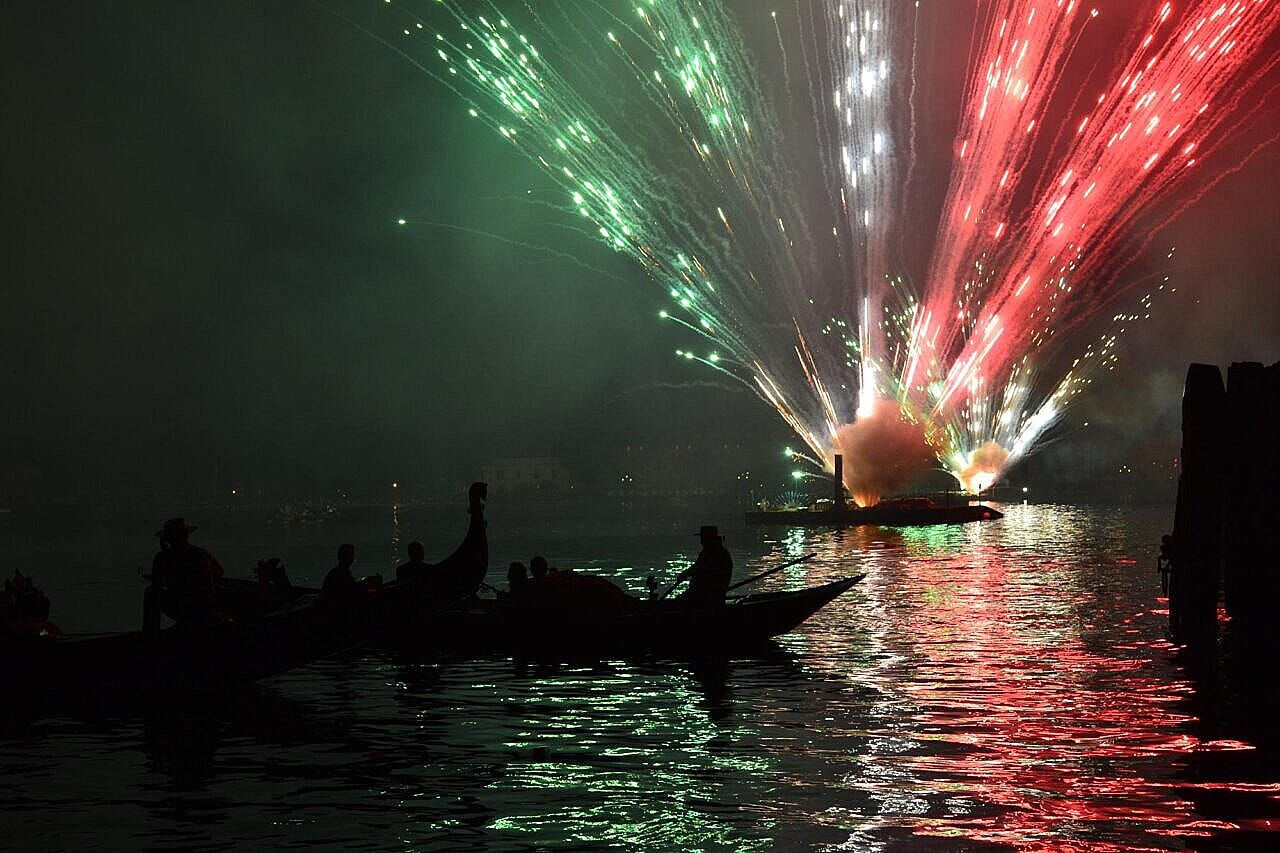 Festa del Redentore - boats and fireworks