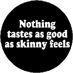 Nothing tastes as good as skinny feels Magnet - Funny Humor