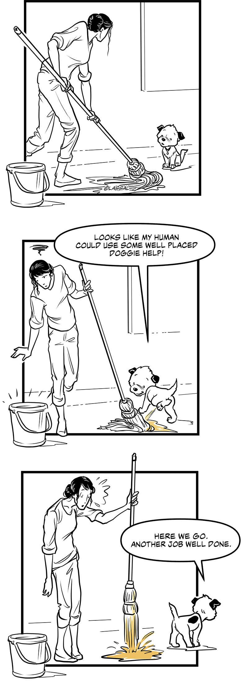 Little Hunterman: Finding the perfect cleaning assistant 01