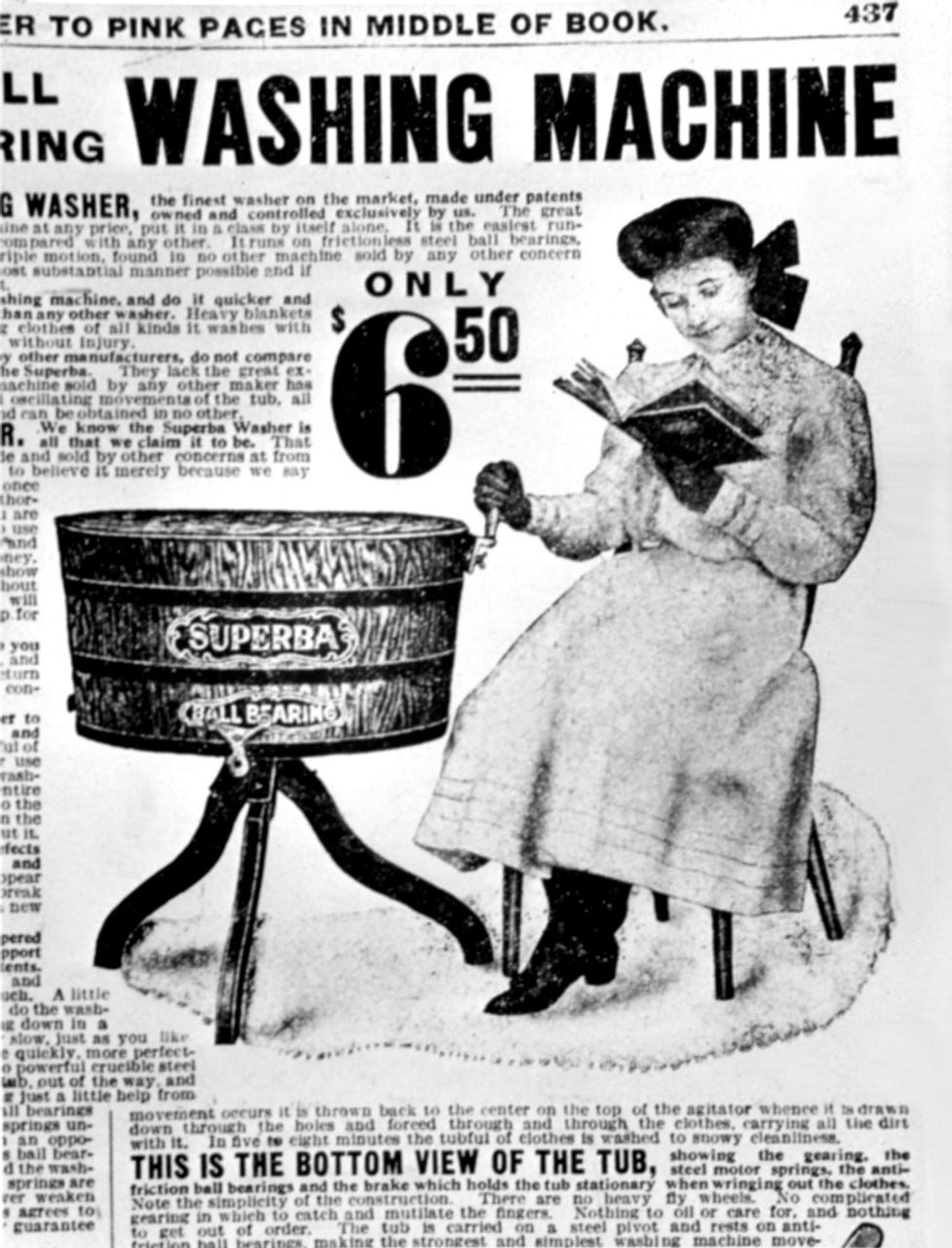 Superba Washing Machine Advertisement. Courtesy Csu Archives Everett  Collection History - Item # VAREVCHBDCATACS002 - Posterazzi