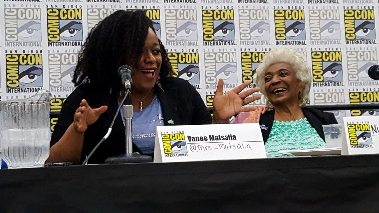 comic con superheores in real life vanee and nichelle