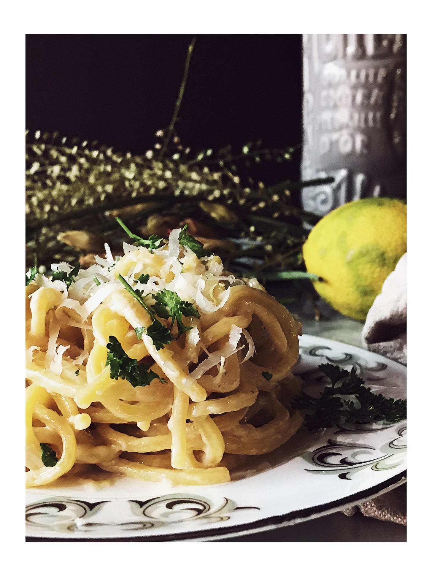 Tonnarelli al Limone Simposio Italian Recipes & Stories