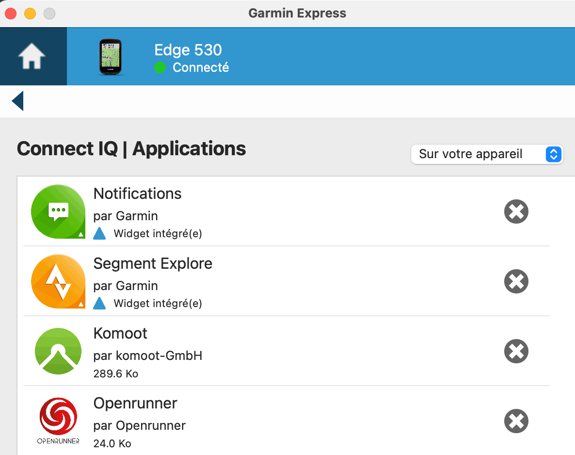 Plugins installés