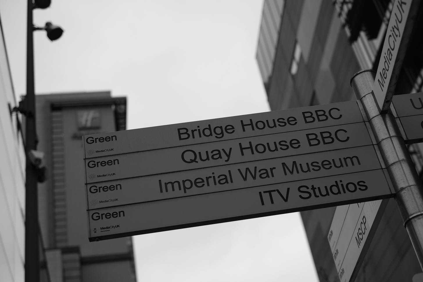 BBC street sign
