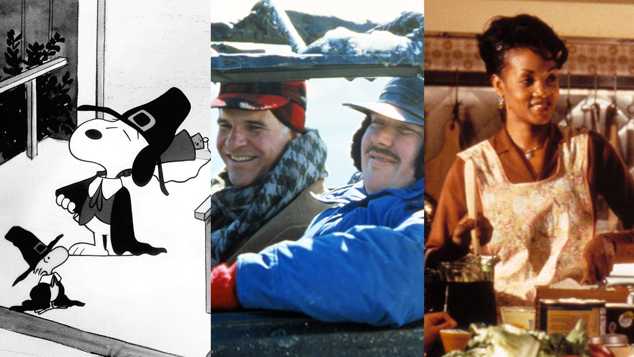 From left: 'A Charlie Brown Thanksgiving,' 'Planes, Trains, and Automobiles' and 'Soul Food'