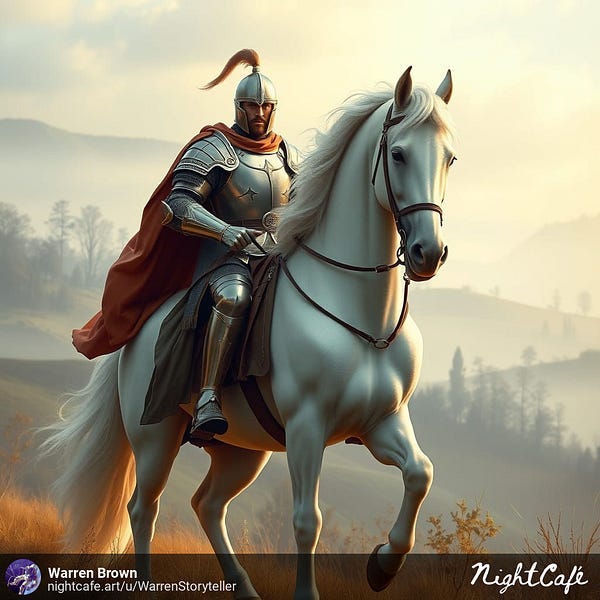 knight on a horse