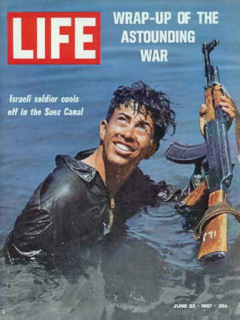 https://c4.legalinsurrection.com/wp-content/uploads/2017/06/Life-Magazine-Israeli-Soldier-Swims-in-Suez-Canal-1967.jpg