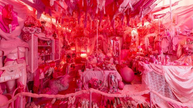 La Chambre rose, installation érotique au musée du sexe La Chambre rose, installation érotique au musée du sexe