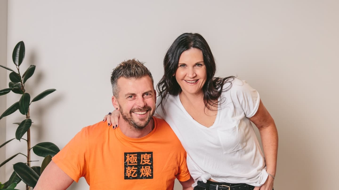 Taxi founders Josh and Nicola Taylor.