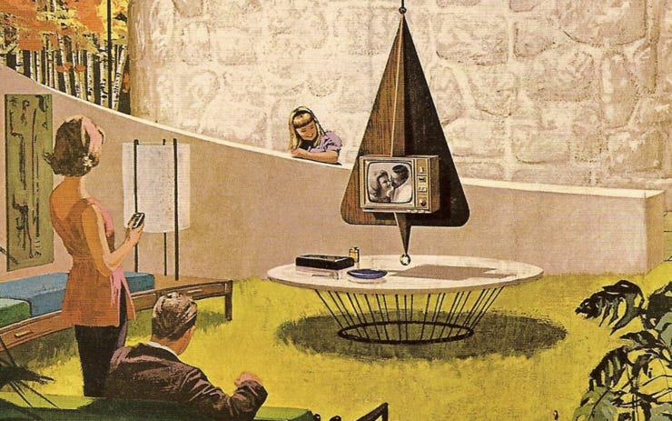 1961: Motorola Home Entertainment Konzept Art von Charles Schridde